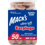 MACKS Ultra Soft špunty do uší 50 párů