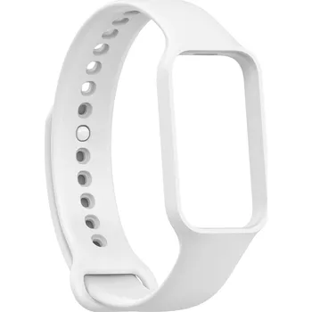 Příslušenství k chytrým hodinkám Silikonový řemínek pro Xiaomi Redmi Band 2 / Xiaomi Smart Band 8 Active Barva: Bílá