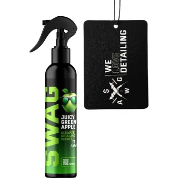 Vůně do auta SWAG Juicy Green Apple - Vůně do interiéru s visačkou (150ml)