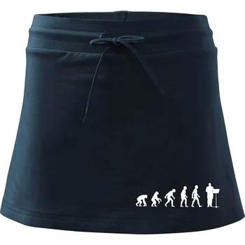 Dámská sukně Evoluce sbormistr zepředu - Sportovní sukně - two in one - XL ( Námořní modrá (velmi tmavá - téměř černá) )