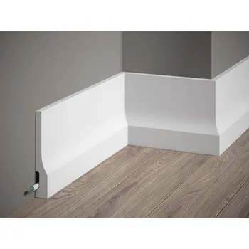 Podlahová lišta Podlahová lišta standardní QS010, 200 x 2,2 x 14,5 cm, Mardom