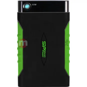 Externí pevný disk Externí pevný disk Silicon Power Armor A15 1TB černo-zelený (SP010TBPHDA15S3K)