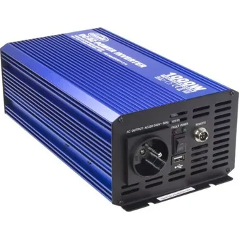 Měnič napětí __ 35PSW1012C Sinusový měnič napětí z 12/230V + USB, 1000W