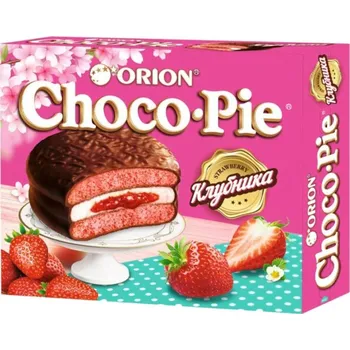 Choco Pie Jahoda 12*30g Orion