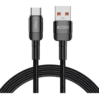 Datový kabel Kabel Tech-Protect UltraBoost EVO YJ-0040 USB-A / USB-C 100W/5A 2m černý