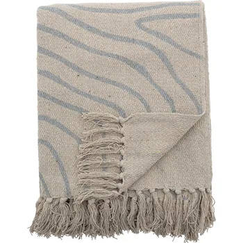 Přehoz na lůžko Bloomingville, Přehoz Dami 130 x 160 cm sytě modrý - Formadore