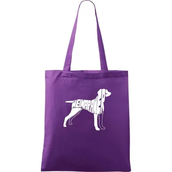 Výmarský ohař - Taška bavlněná - 42 x 38 cm ( Fialová )