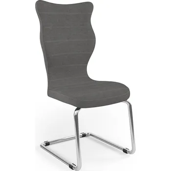 Entelo Židle konferenční NERO , chromovaná Castel 33 velikost 7