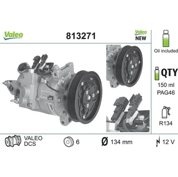 Kompresor klimatizace Kompresor, klimatizace VALEO 813271