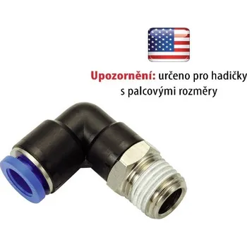 Fitinka STNC L-spojky, vnější závit R, pro hadičku 1/4" - otočné Rozměr závitu: 1/4"