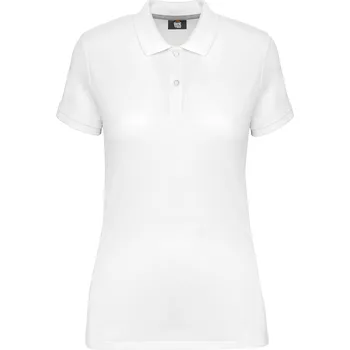 Dámská móda WK DESIGNED TO WORK WK 275 / Dámská pracovní polokošile z těžké bavlny - bílá XS