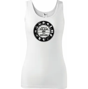 Dámské tričko Nesnáším být tak skvělý - Lev - Dámské tílko - S ( Bílá )