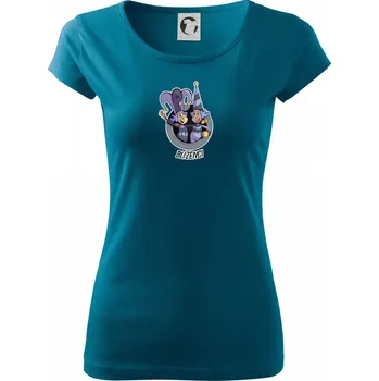Dámské oblečení Znamení komiks blíženci - Dámské triko Pure - XL ( Petrolejová )