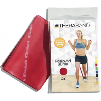 Posilovací guma Thera-Band, 2 m Červená