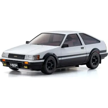 RC model auta Kyosho Mini-Z AWD: Karoserie Toyota Corolla Levin AE86 White-Black (MA-020)