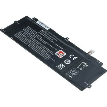 Počítač Baterie T6 Power pro notebook Hewlett Packard AH04041XL, Li-Poly, 7,6 V, 5000 mAh (38 Wh), černá