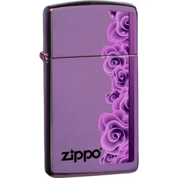 Zapalovač 26681 Slim® Purple Roses