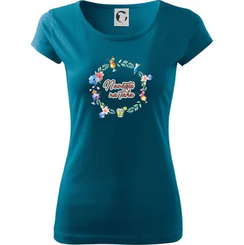 Nevěsta na tahu - Dámské triko Pure - 3XL ( Petrolejová )