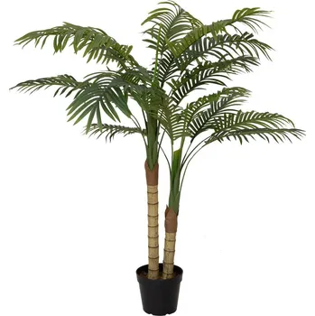umělá květina Umělá Palma Areca, 2 kmeny, 120 cm