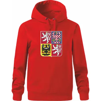 Dámská mikina ON-DESIGN Mikina dámská s českým znakem 2 Velikost: 2XL, Barva: červená