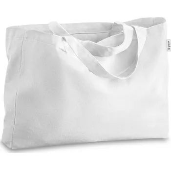 STRICKER Taška z bavlny a recyklované bavlny CAMDEN Barva: bílá