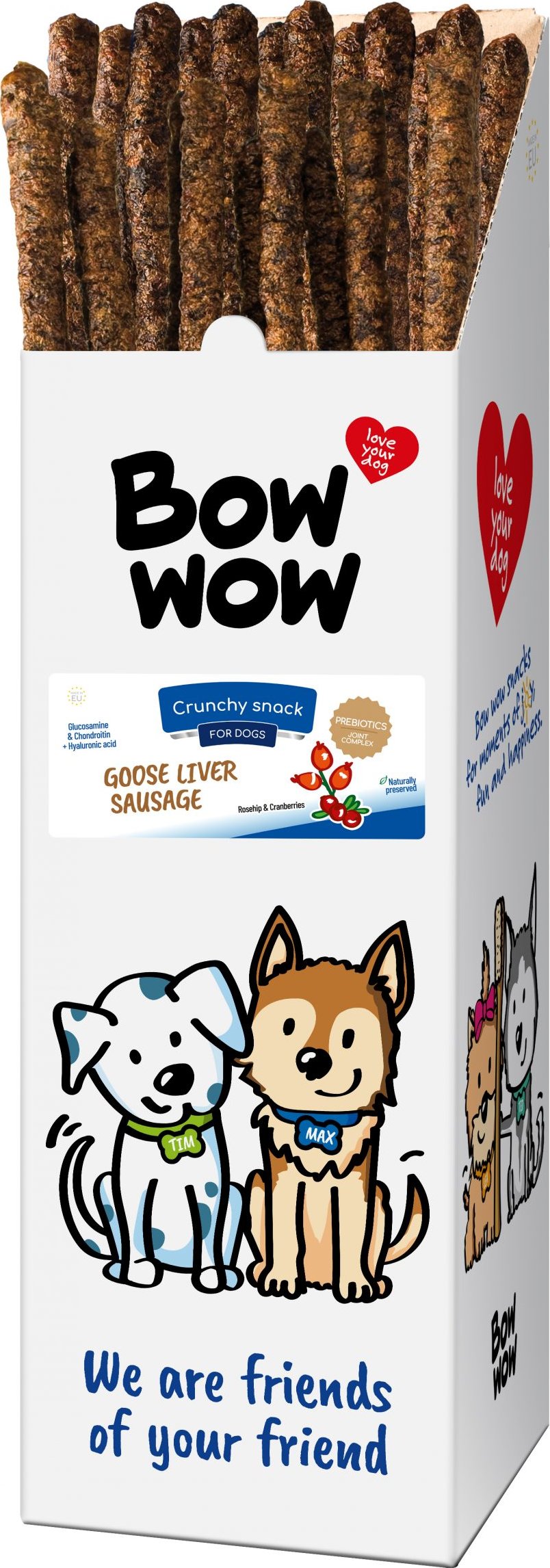 Bow wow Klobása s husími játry 72ks