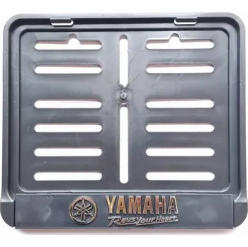 Držák SPZ Podznačka na motocykl 3D - YAMAHA Stříbrná