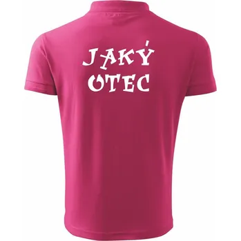 Pánská košile Jaký otec, takový syn - Polokošile pánská Pique Polo 203 - 3XL ( Purpurová )