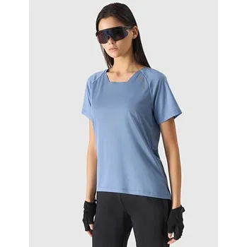 Dámské rychleschnoucí cyklistické tričko 4F - modré velikost S modrá