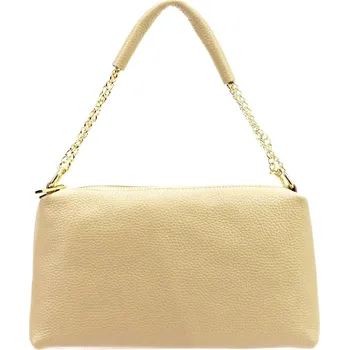 Kabelka Kožená kabelka Luka 20-066 světle béžová