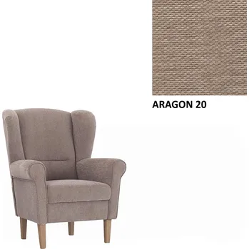 Křeslo Křeslo ušák Ava Jim s nožkami - Křeslo ušák