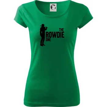 Dámské tričko Bachelor party - The rowdie one - Dámské triko Pure - M ( Středně zelená )