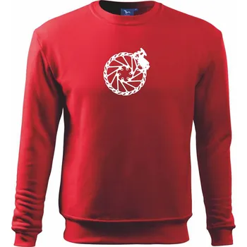 Cyclo kotoučová brzda - Mikina Essential dětská - 158 cm/12 let ( Červená )