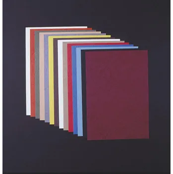 Vázací hřbet Kartónové desky pro zadní strany DELTA černé, A4