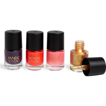 Lak na nehty Magic Studio Colorful sada laků na nehty 4x3,2 ml