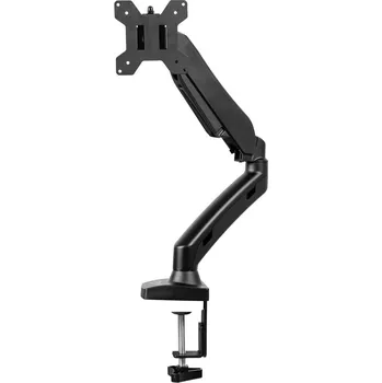 Televizní držák AROZZI ALZARE/ stolní držák pro monitory/ plynový píst/ ocel, hliník/ černý AZ-ALZARE