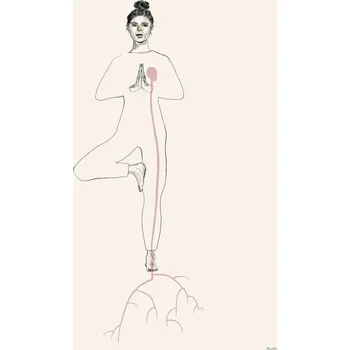 Plakát Plakát, Obraz - Yoga roots, Amanda Leon