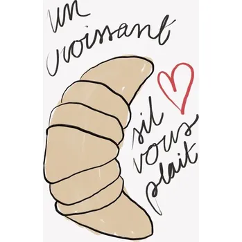 Plakát Plakát, Obraz - Un Croissant, Athene Fritsch