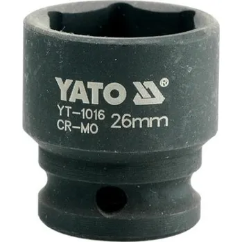 Gola hlavice Hlavice rázová 1/2" - 26mm černá IMPACT YATO