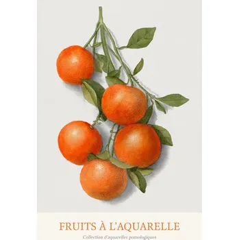 Plakát Plakát, Obraz - Oranges (Watercolour Kitchen Fruit)