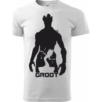 Chlapecké tričko ON-DESIGN Tričko pánské/dětské s GROOTEM Velikost: 134 cm/8 let, Barva: bílá