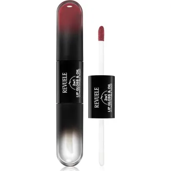 Péče o rty Revuele 2IN1 Lip Gloss & Oil lesk na rty 2 v 1 odstín 09 7 ml