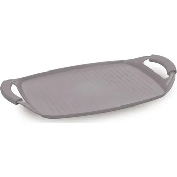 Pánev BERLINGERHAUS Grilovací deska s titanovým povrchem 47 cm Taupe Collection BH-8107