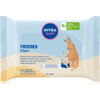 Dětský vlhčený ubrousek NIVEA BABY Toddies vlhčené ubrousky pro děti 57 ks