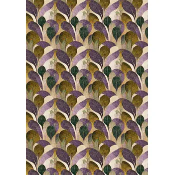 Plakát Plakát, Obraz - Purple Leafs Pattern, Treechild