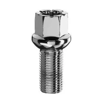 Šroubek na kolo Bimecc Kolový šroub s dutou hlavou M14x1,5x27 - kulová R13 - 48mm - klíč 17