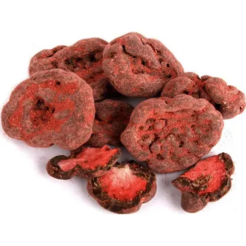 Čokoláda Mixit Jahody v hořké čokoládě s jahodovým prachem 3kg