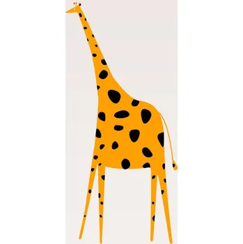 Plakát Plakát, Obraz - Cute Giraffe, Kubistika