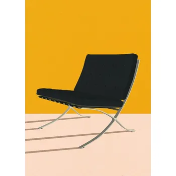 Plakát Plakát, Obraz - Barcelona Chair By Mies Van Der Rohe, Rosi Feist