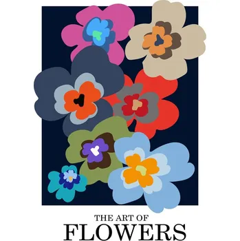 Plakát Plakát, Obraz - The Art Of Flowers Blue, Frances Collett